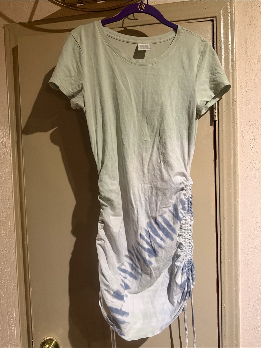 PINK Victoria's Secret Mint to Light Blue Tie-Dye Midi Dress